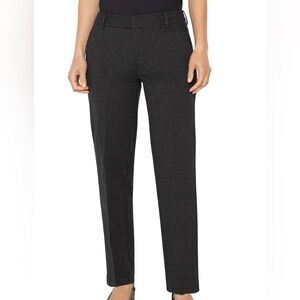 Liverpool Women's Kelsey Knit Trouser Super Stretch Pants Heathered Charcoal 8P